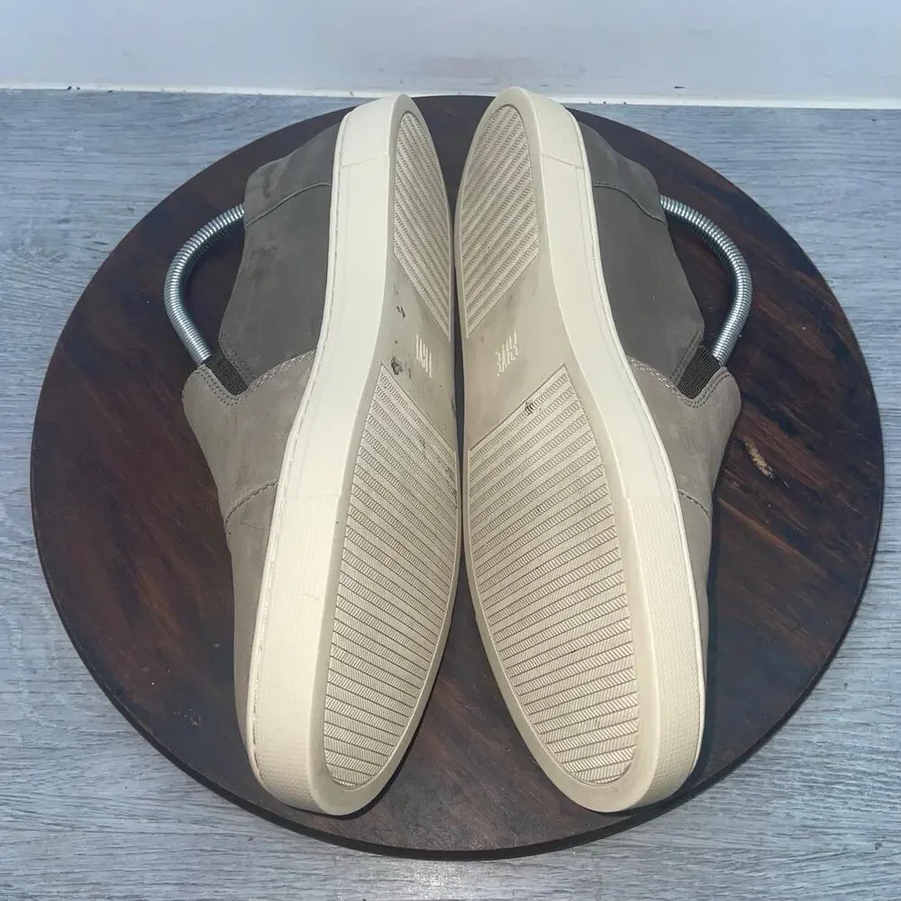 FRYE Gemma Shoes Womens Size 9.5 M Suede Leather Slip On Comfort Sneakers